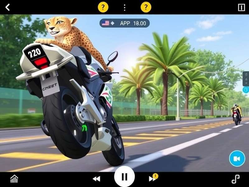 Chandigarh Cheetahs Future AR Update Chandigarh Cheetahs upcoming AR mode screenshot showing a virtual race on a real street